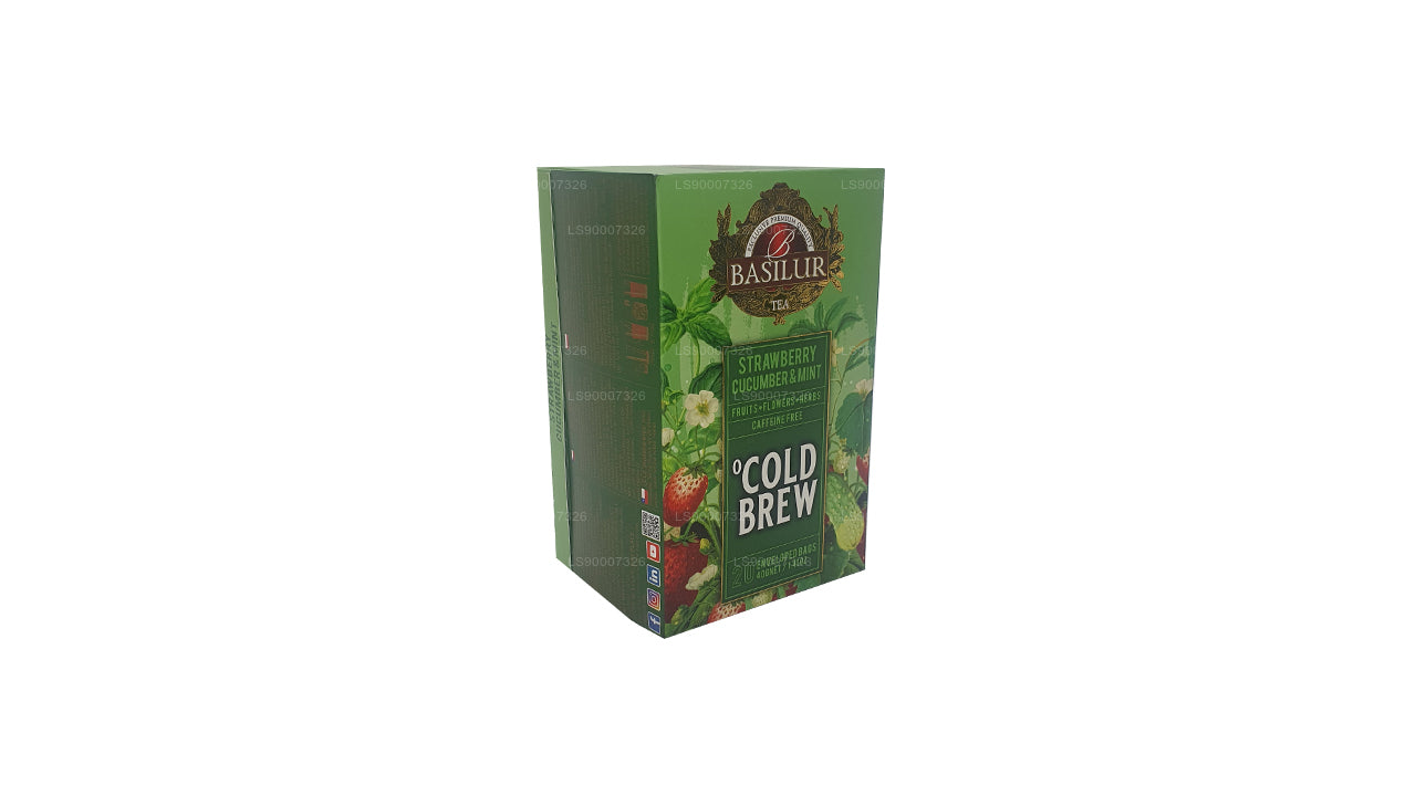 Basilur Cold Brew „Erdbeergurke und Minze“ (40 g) Box