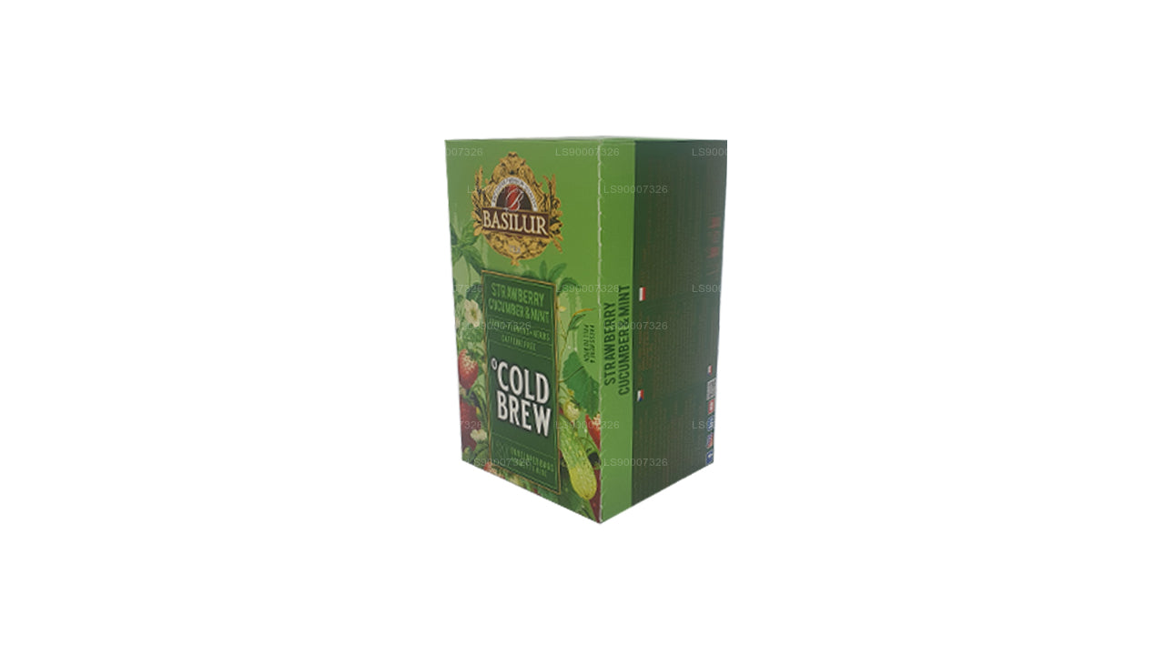 Basilur Cold Brew „Erdbeergurke und Minze“ (40 g) Box