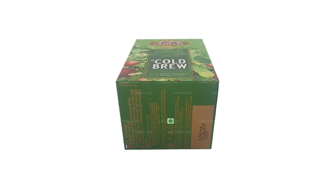 Basilur Cold Brew „Erdbeergurke und Minze“ (40 g) Box