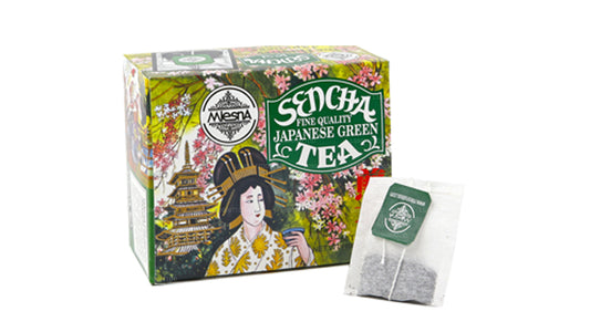 Mlesna Sencha Grüner Tee (100 g), 50 Teebeutel