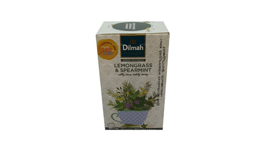Dilmah Green Rooibos mit Zitronengras und grüner Minze (40 g) 20 Teebeutel