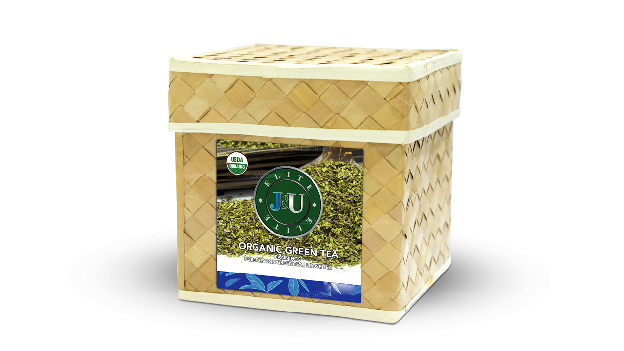 J&amp;U Organic Fannings reiner grüner Ceylon-Tee (100 g)