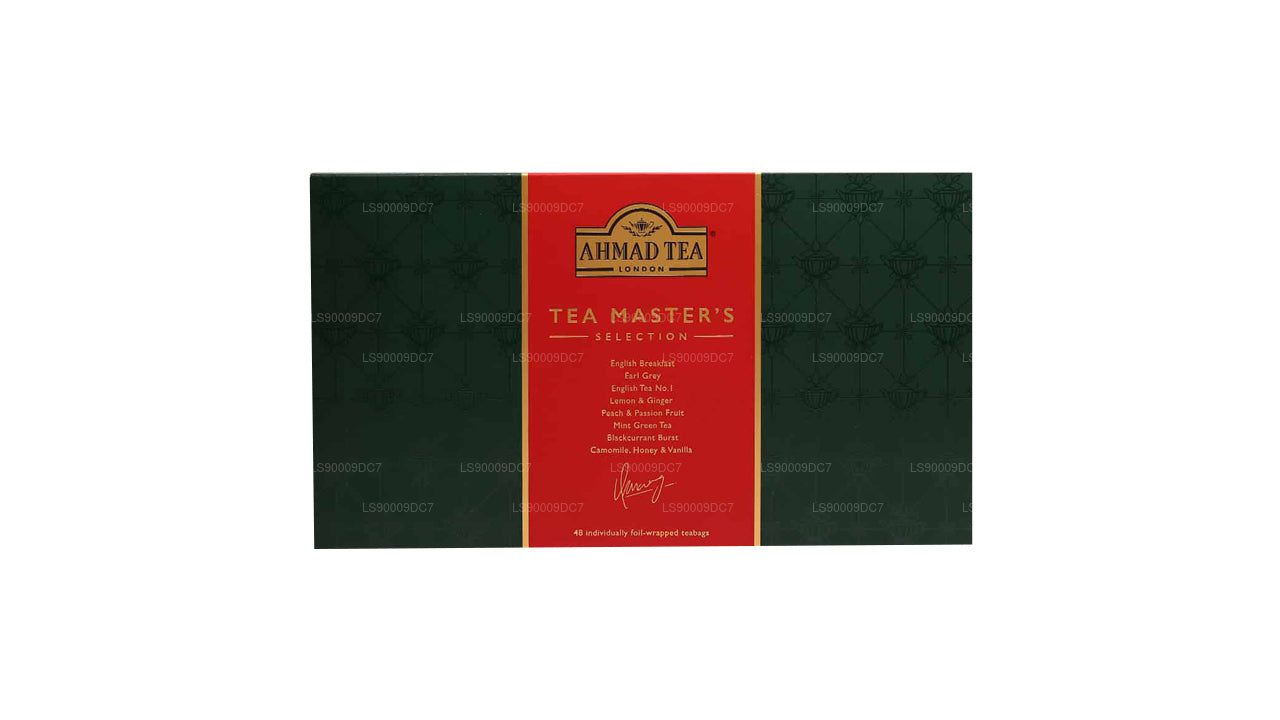 Ahmad Tea Tea Master's Selection (8x6 TB) 48-Folien-Teebeutel-Box (Rot und Grün)