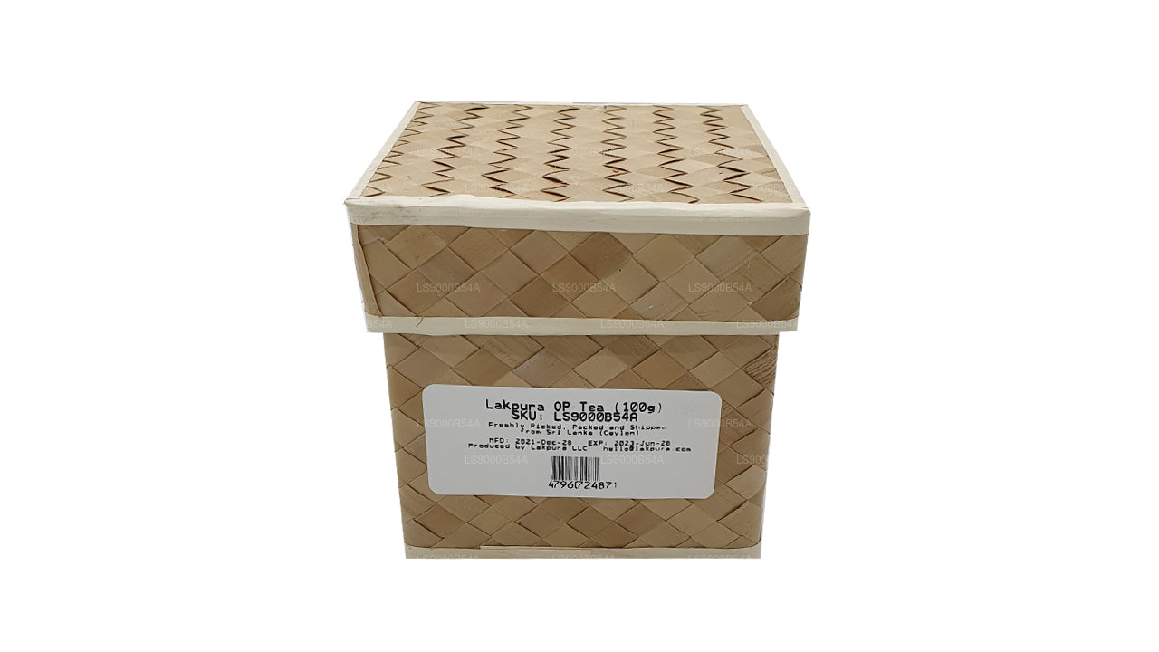 Lakpura Niedriggewachsener Orange Pekoe (OP) Grade Ceylon Schwarztee (100 g)