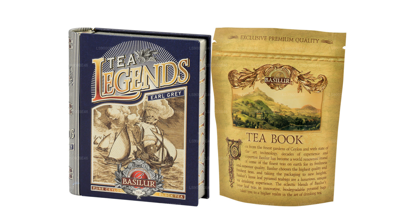 Basilur Teebuch „Tea Legends — Earl Grey“ (10 g) Dose