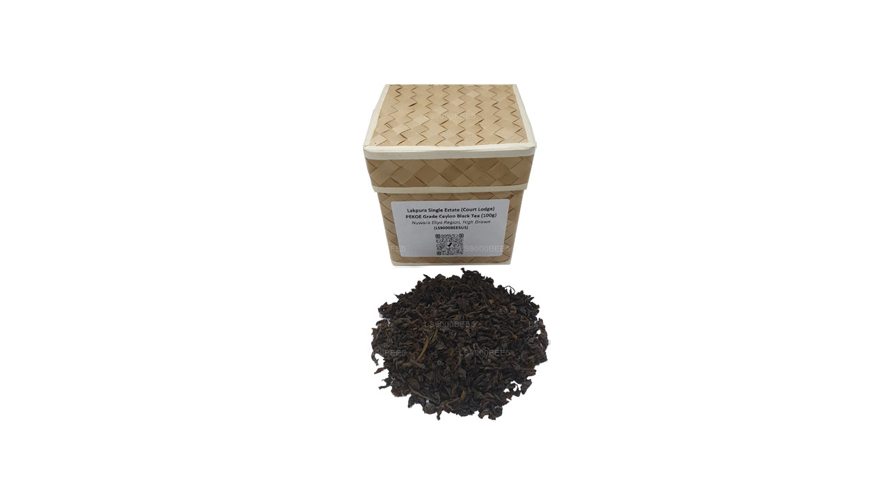 Lakpura Single Estate (Court Lodge) PEKOE Grade Ceylon Schwarztee (100 g)