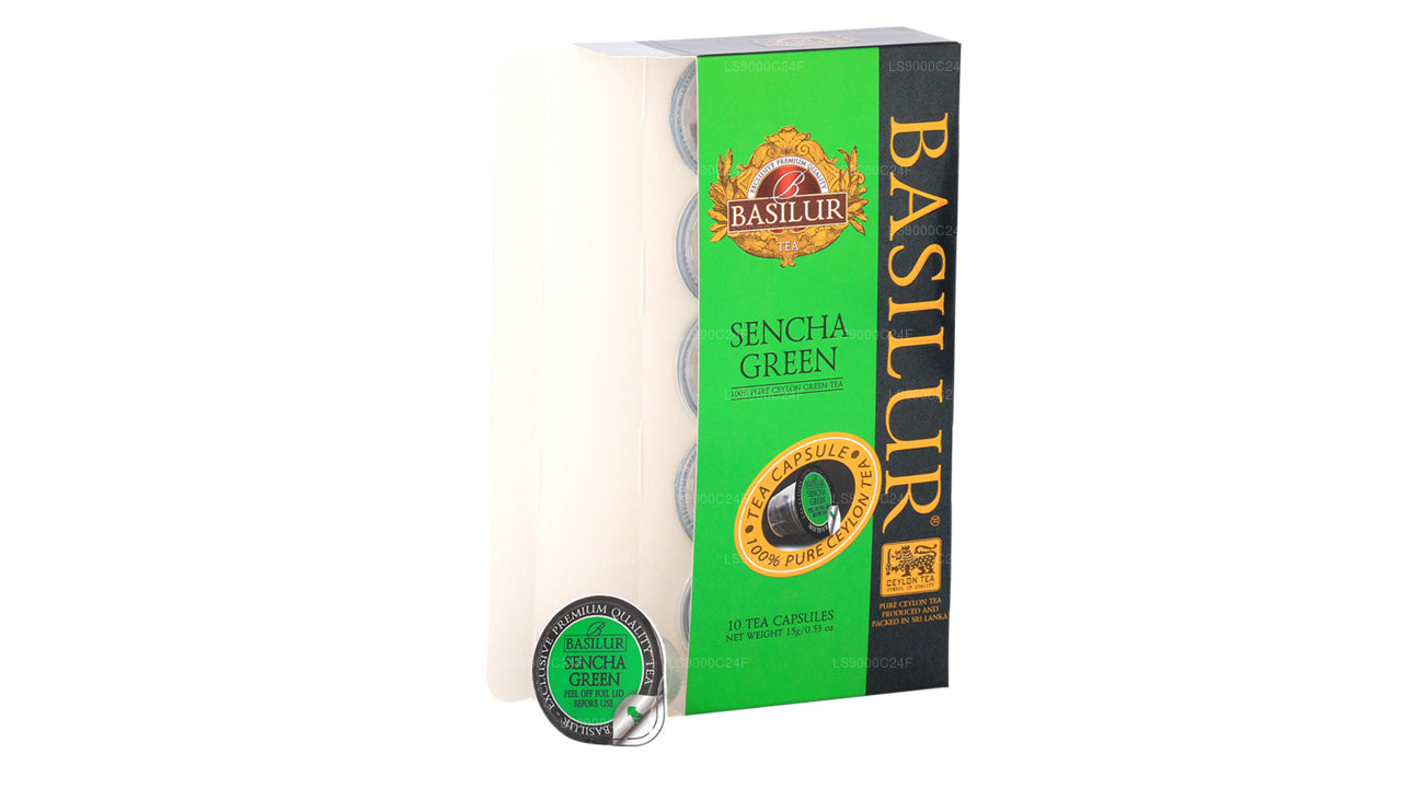 Basilur Teekapsel „Sencha Green“ (15g) im Karton