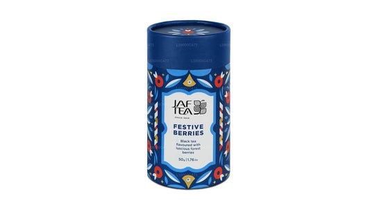 Jaf Tea Festive Berries — Schwarztee-Dose mit köstlichen Waldbeeren (50 g)