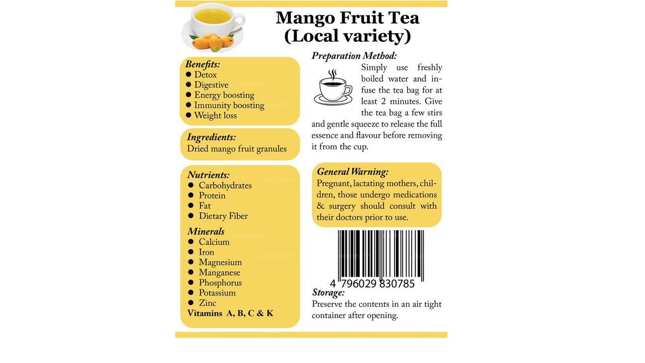 Lifetone Mango-Früchtetee (40g)