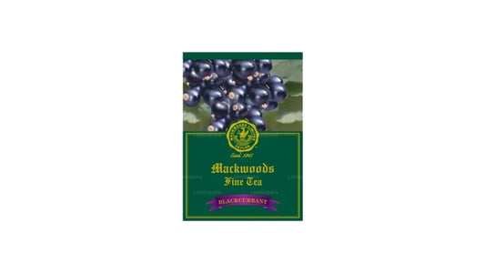 Mackwoods Delicious Blackcurrant Flavoured, Single Estate, Schwarztee in 25 umhüllten Teebeuteln (50 g)