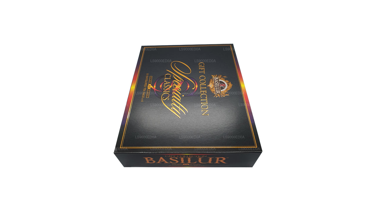 Basilur Geschenkbox, verschiedene Spezialklassiker (115 g), 60 umhüllte Teebeutel