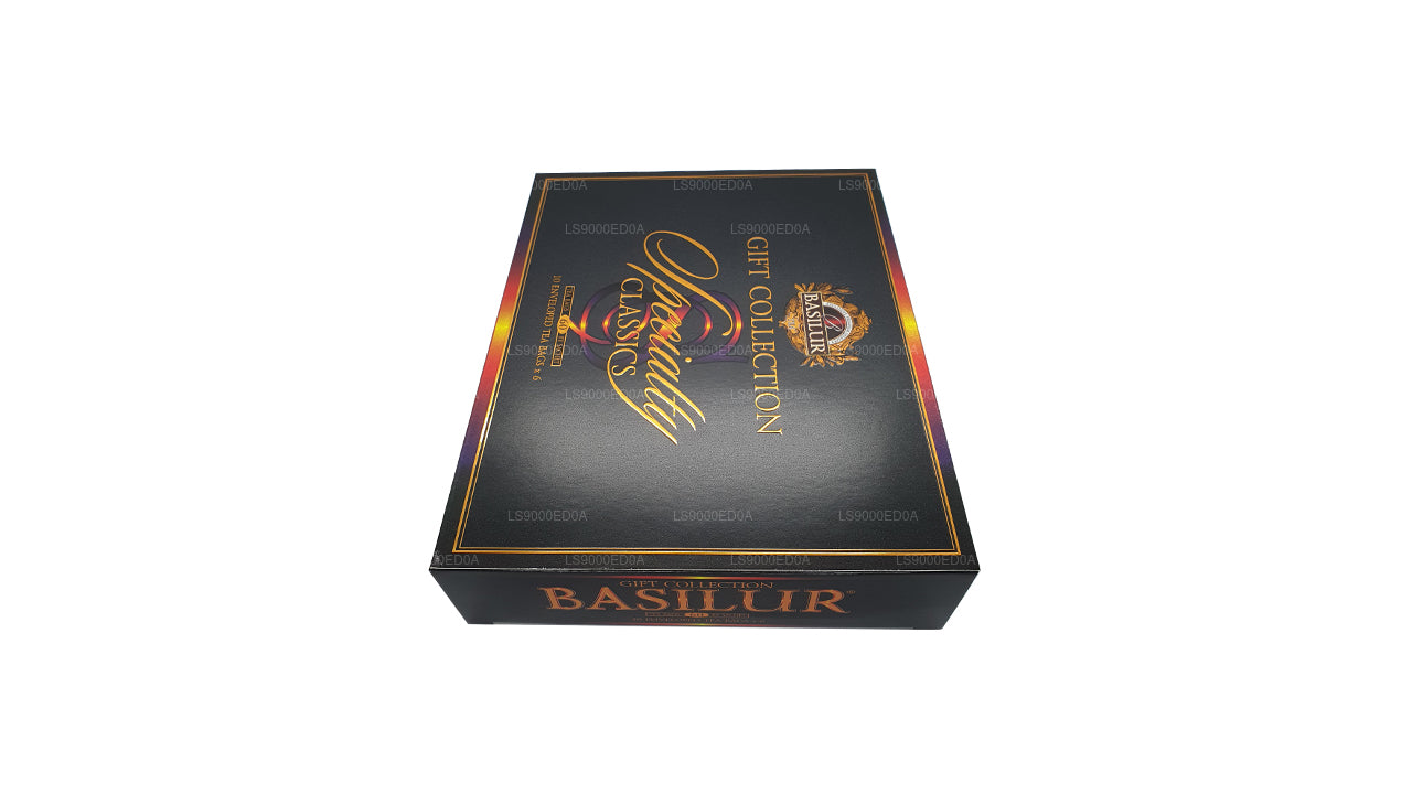 Basilur Geschenkbox, verschiedene Spezialklassiker (115 g), 60 umhüllte Teebeutel