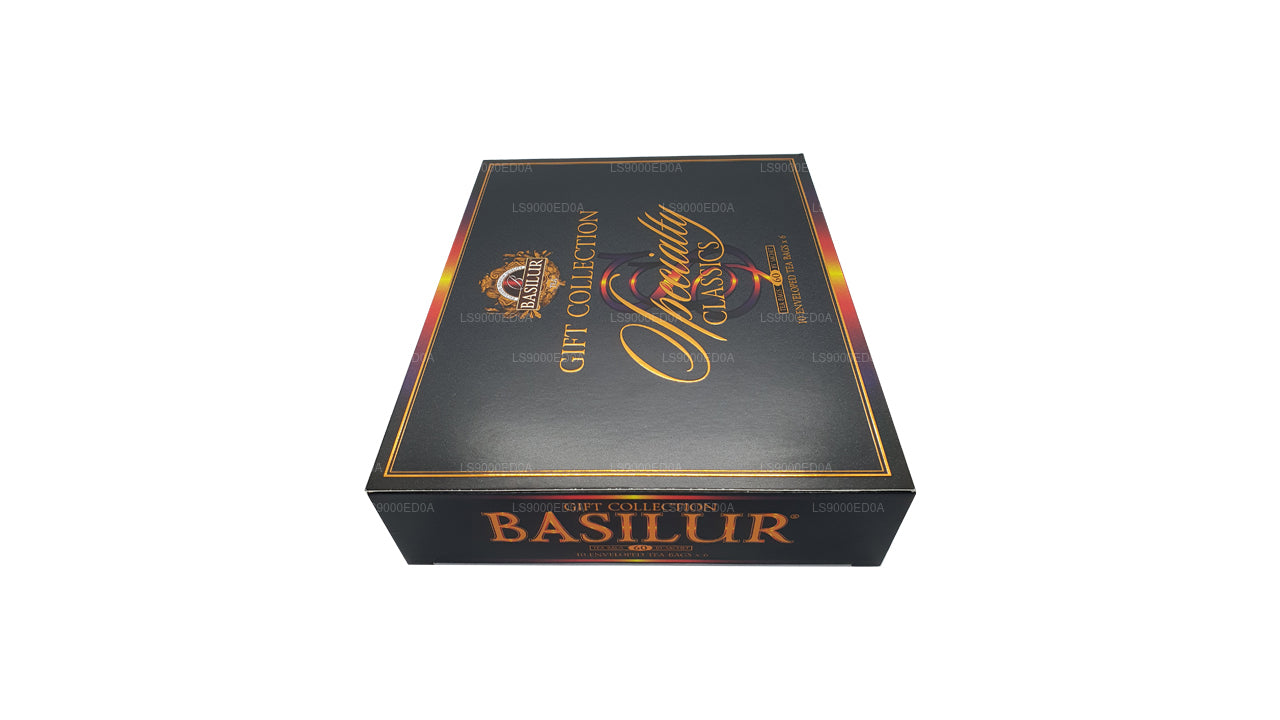 Basilur Geschenkbox, verschiedene Spezialklassiker (115 g), 60 umhüllte Teebeutel