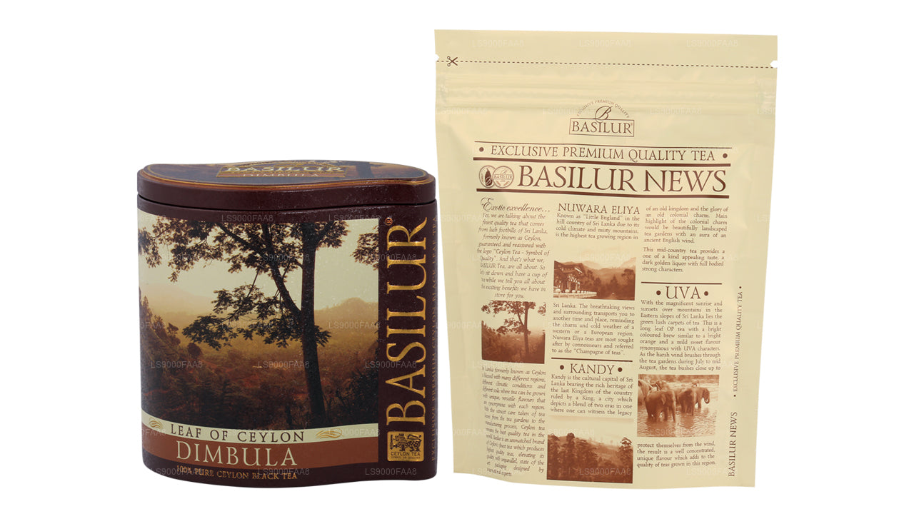 Basilurblatt aus Ceylon „Dimbula“ (100 g) Caddy