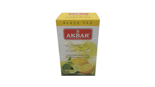 Akbar Zitronen- und Limetten-Twist-Tee (40 g) 20 Teebeutel