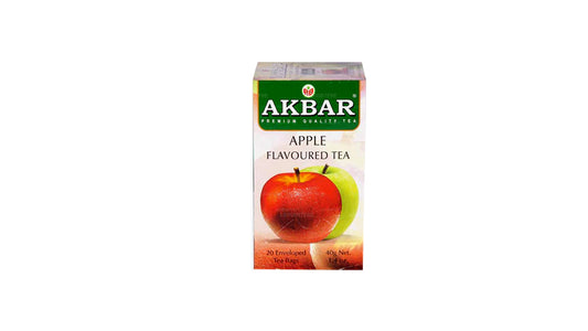 Akbar Ceylon-Schwarztee mit Apfelgeschmack (40 g) 20 Teebeutel