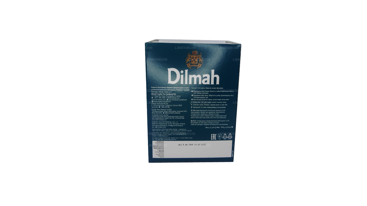 Dilmah Tee mit schwarzem Johannisbeergeschmack (20 g), 10 einzeln in Folie verpackte Beutel (12er-Pack)