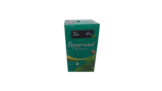 Tea4U Pfefferminz reiner Ceylon-Tee (50 g), 25 Teebeutel