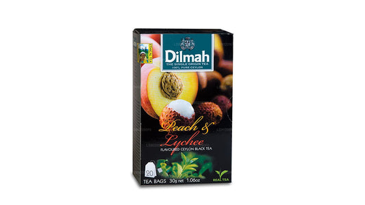 Dilmah Tee mit Pfirsich- und Litschi-Geschmack (30 g) 20 Teebeutel