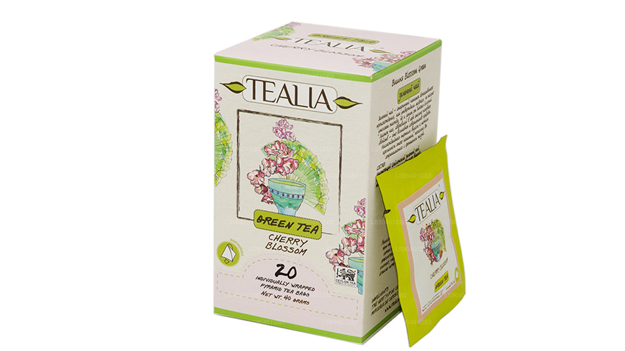 Tealia Cherry Blossom – 20 Pyramiden-Umschlagsbeutel (40 g)