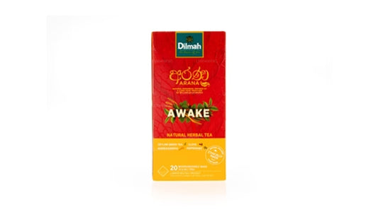 Dilmah Arana Awake Natürlicher grüner Kräutertee (20 Teebeutel ohne Etikett)