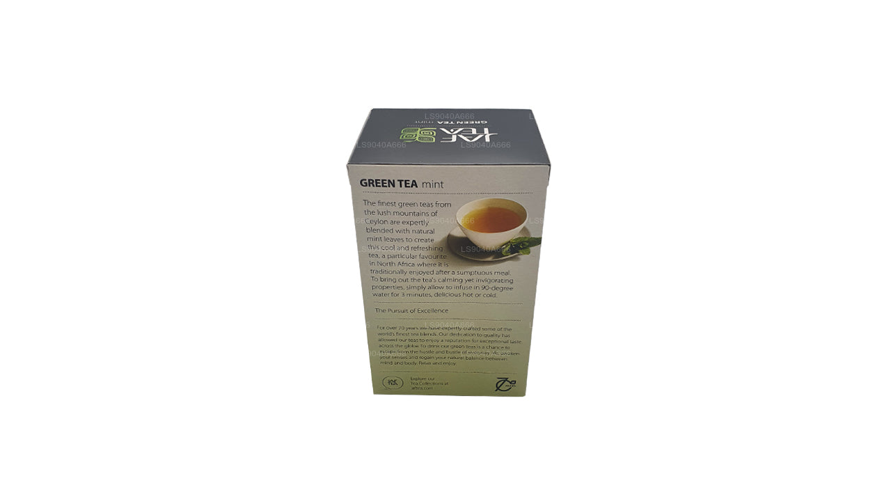 Jaf Tea Pure Green Collection Teebeutel mit Grüntee-Minz-Folie, 40 g