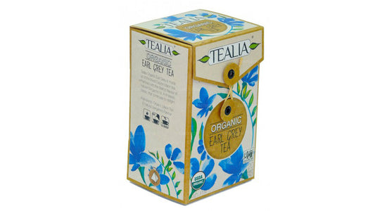 Tealia Organic Earl Grey – 20 Pyramiden-Aufgussbeutel (40 g)