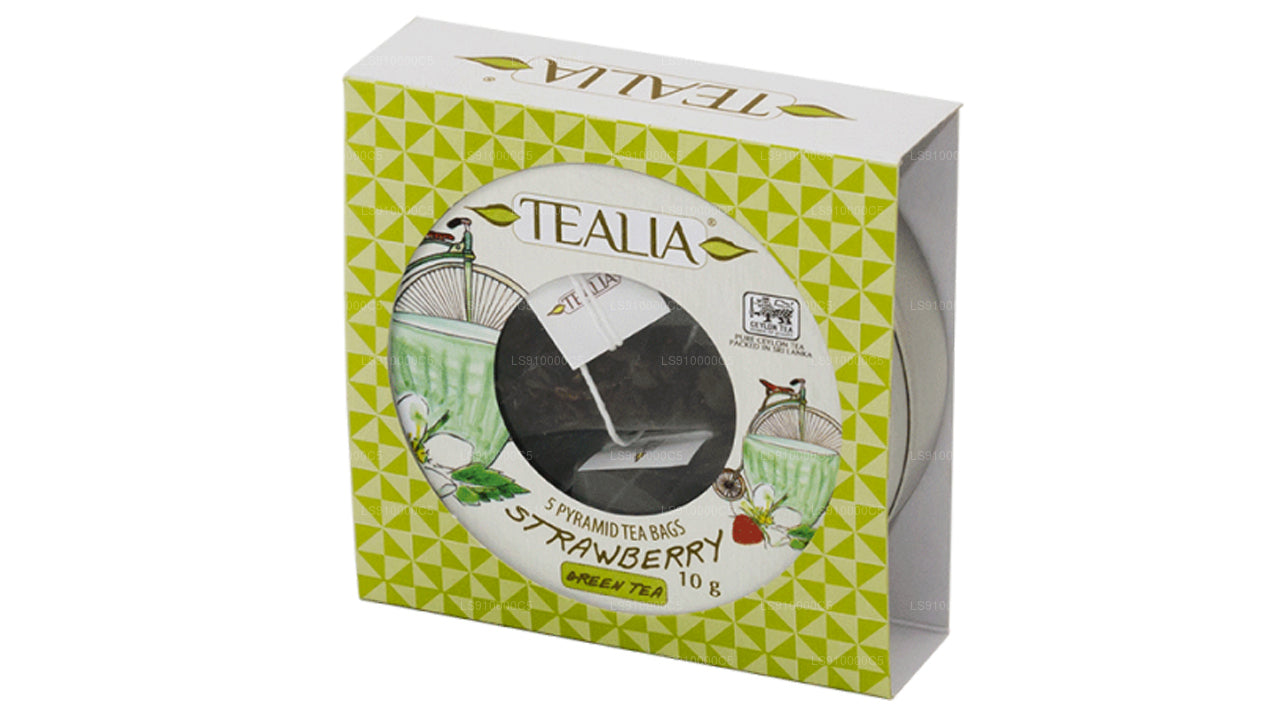 Tealia Erdbeere - 5 Pyramidenteebeutel (10g)