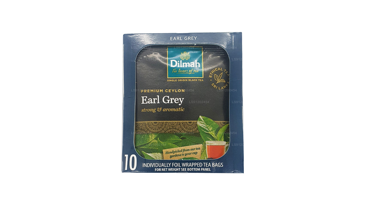Dilmah Earl Grey Tea (20 g), 10 einzeln verpackte Teebeutel
