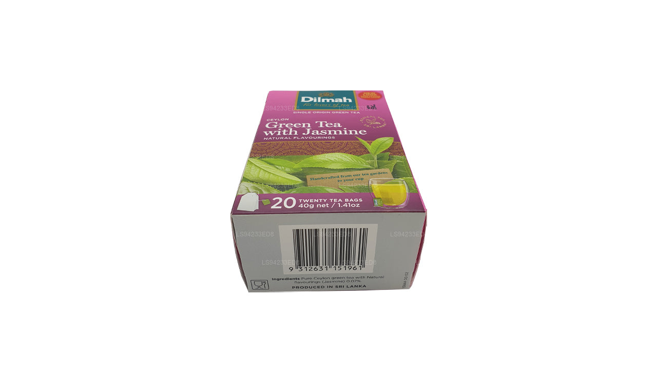 Dilmah Ceylon Grüntee mit Jasmin (40 g) 20 Teebeutel