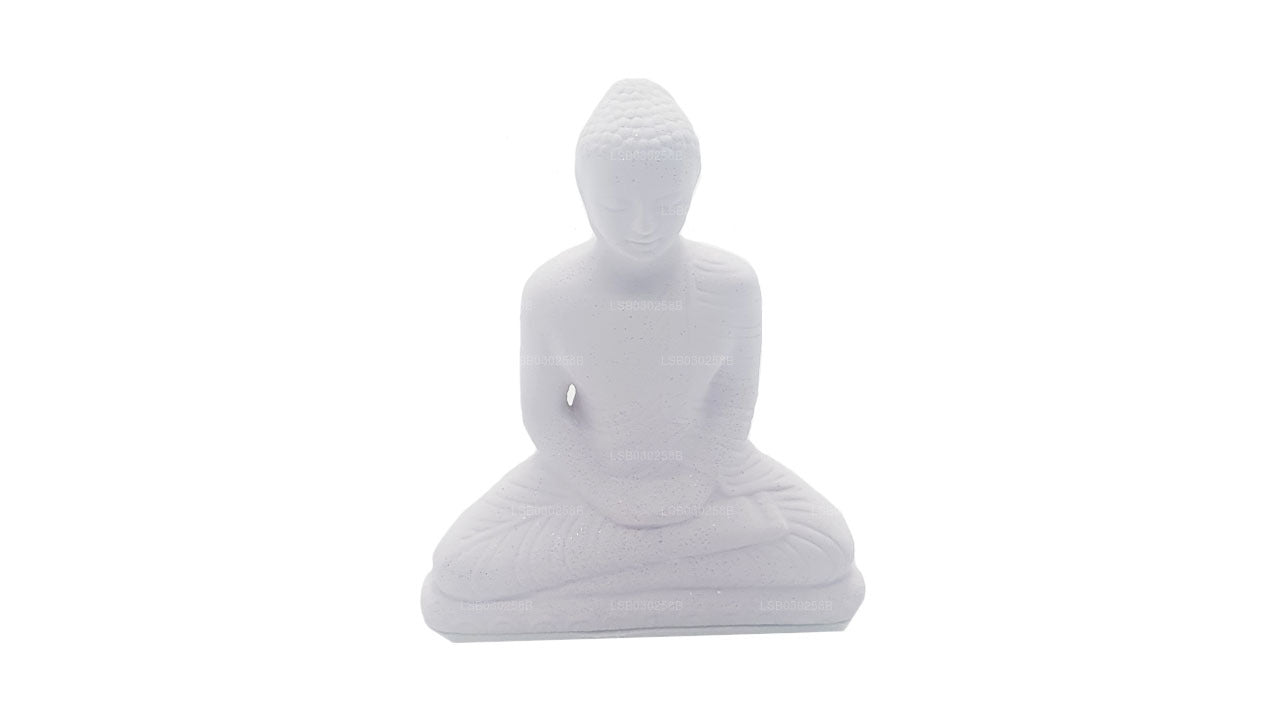Buddha-Statue (weiße Farbe) für Armaturenbrett im Auto (7 cm x 3 cm)