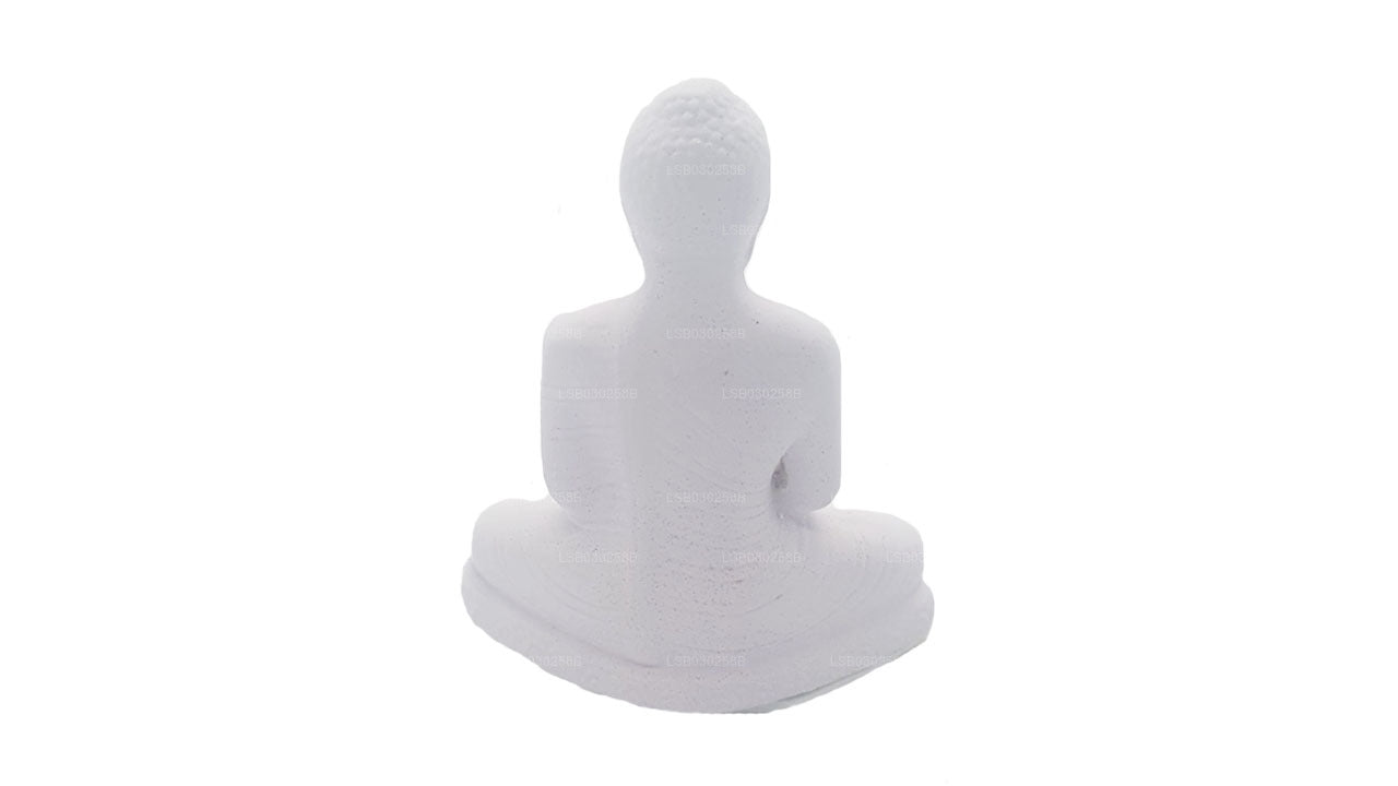 Buddha-Statue (weiße Farbe) für Armaturenbrett im Auto (7 cm x 3 cm)