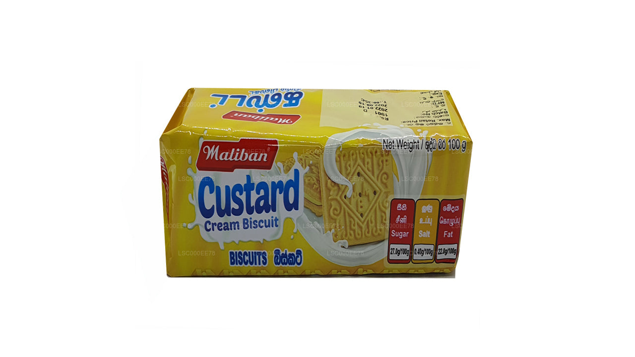 Maliban Custard Cream Sandwich Keks (100 g)