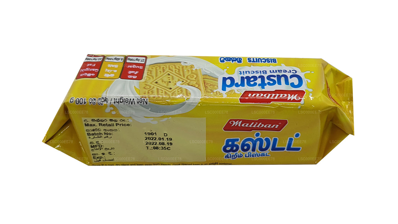 Maliban Custard Cream Sandwich Keks (100 g)