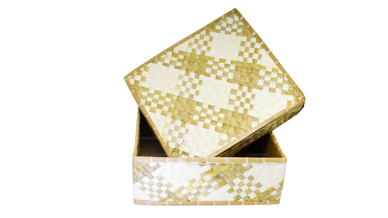 Lakpura Palmyrah Leaf Geschenkbox (Design E)