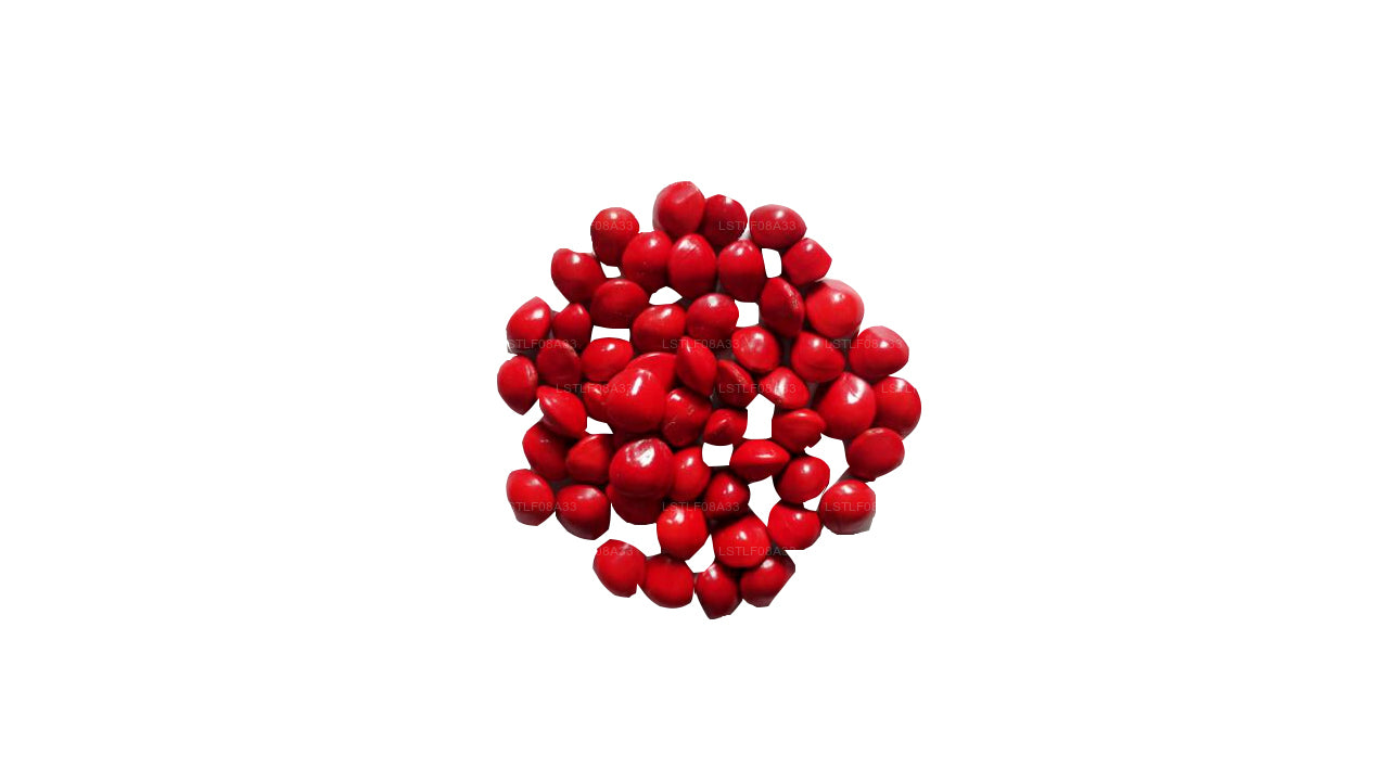 Lakpura Madatiya Seeds (rote Samen, dekorative Samen) 250 Samen